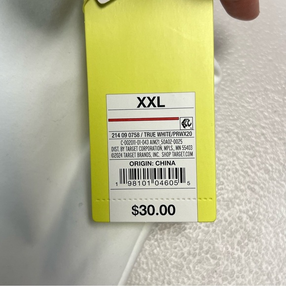 All in Motion Women’s High-Neck Wrap Active White Sleeveless Dress Size XXL - Picture 8 of 9